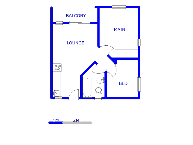 1st Floor - 46m2 of property for sale in The Stewards