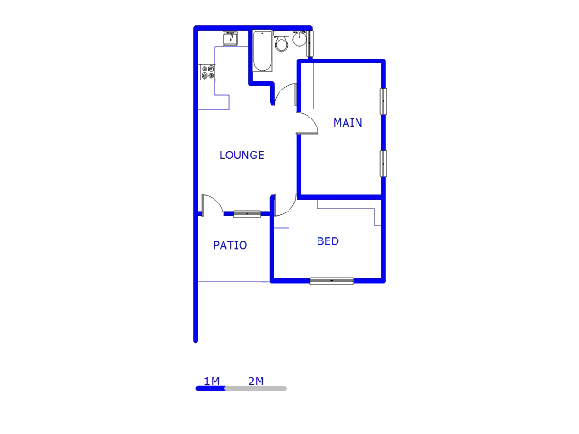 Floor plan of the property in Florida