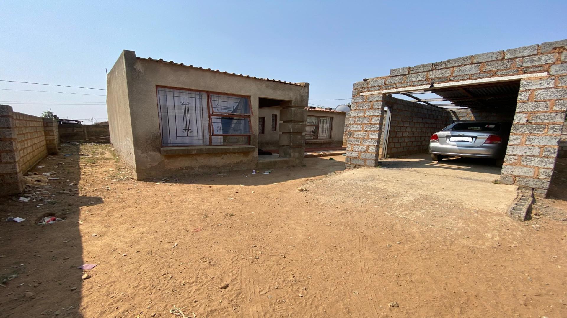 Backyard of property in Masetjhaba View