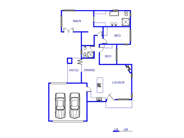 Floor plan of the property in The Orchards