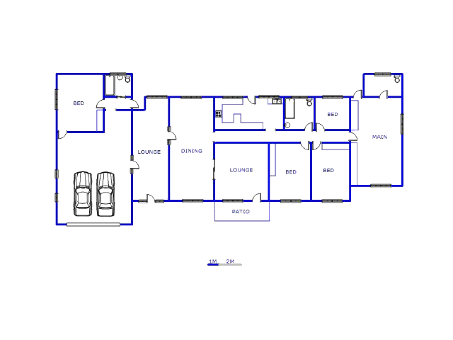 Floor plan of the property in Jameson Park