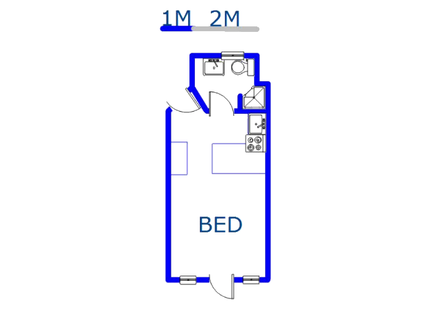 Floor plan of the property in Scottsville PMB