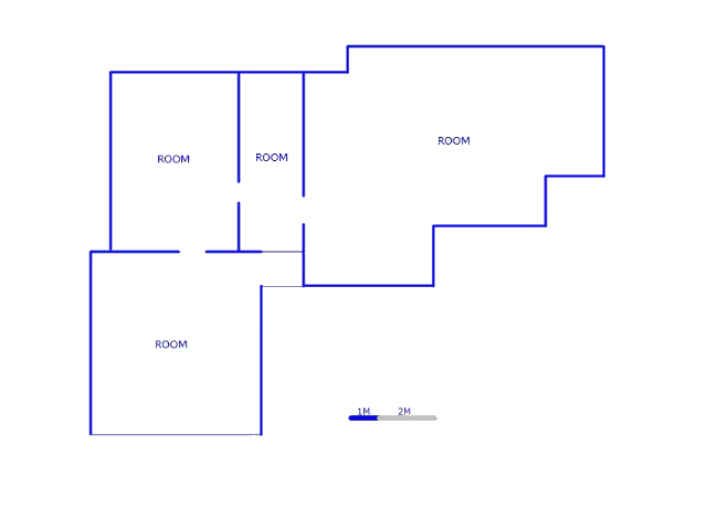 Floor plan of the property in Kosmosdal