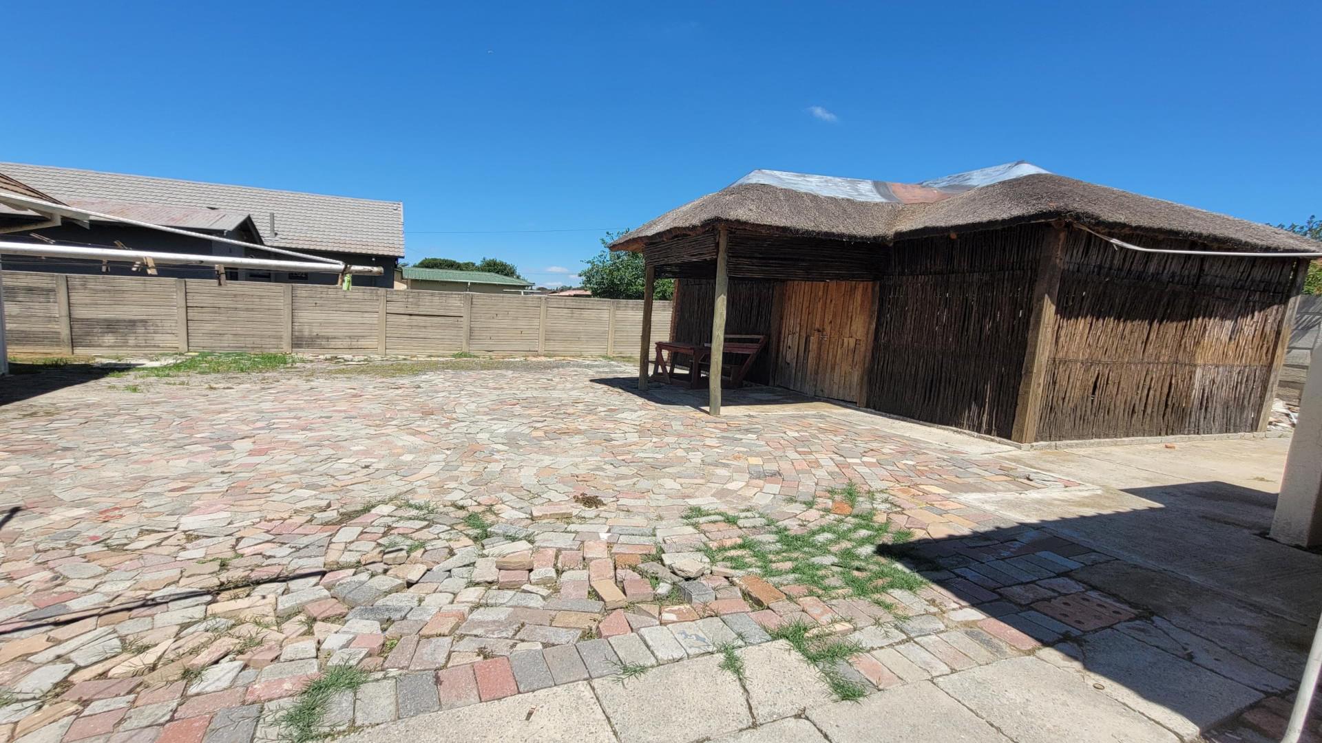 Backyard of property in Welkom