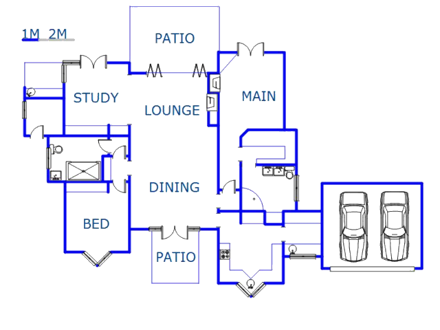 Floor plan of the property in Witkoppen