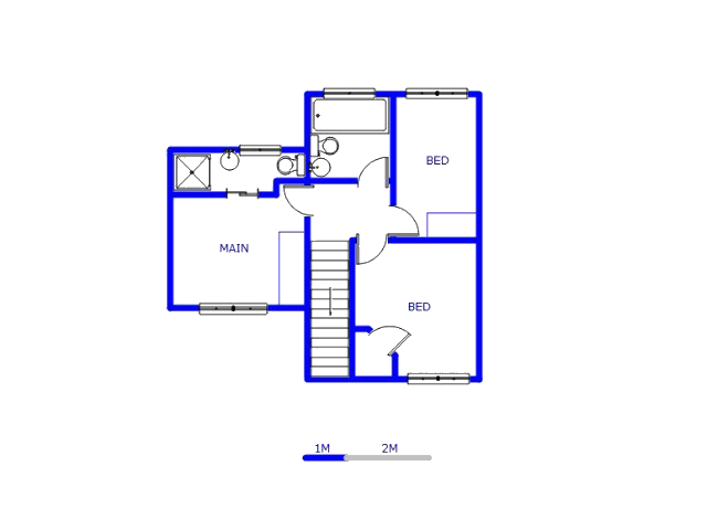 1st Floor - 45m2 of property for sale in Southdowns Estate