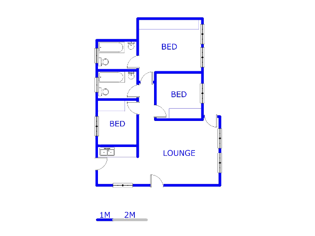 Ground Floor - 72m2 of property for sale in Clayville