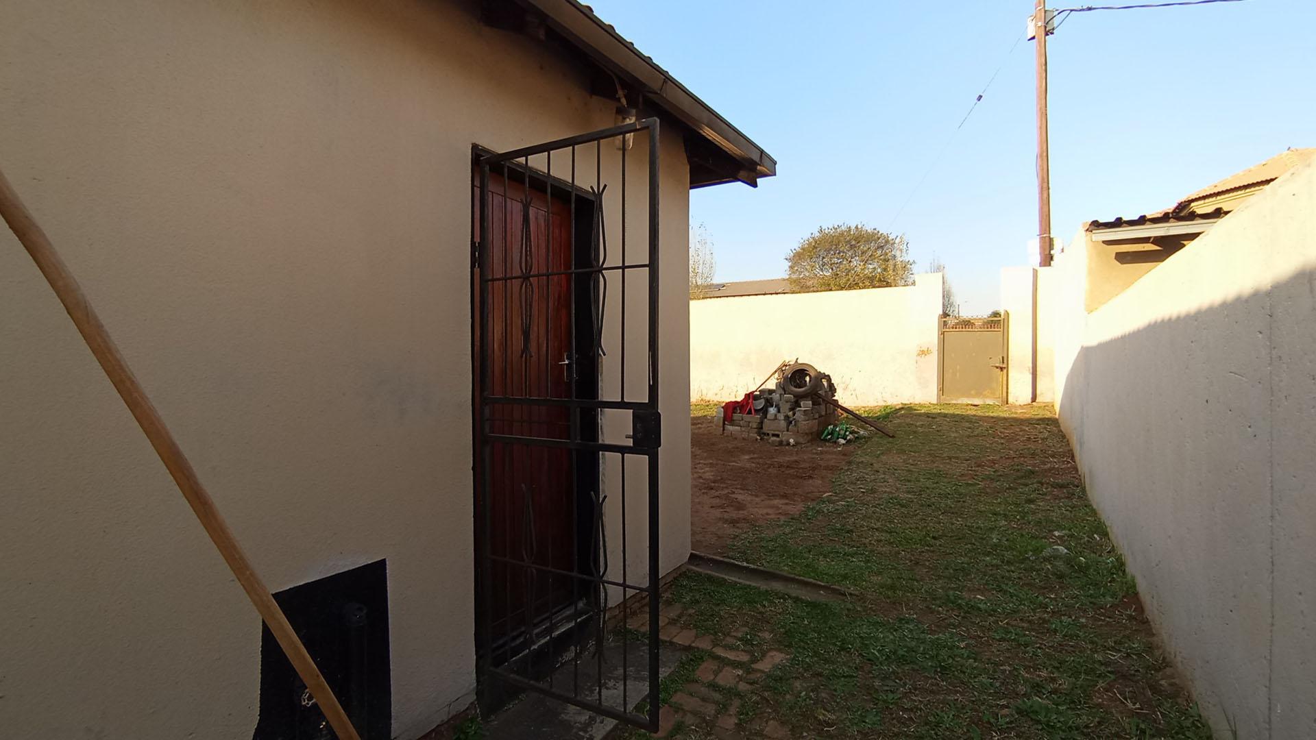 Backyard of property in Clayville