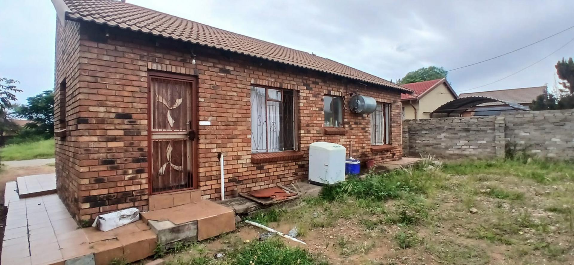 Backyard of property in Mmabatho