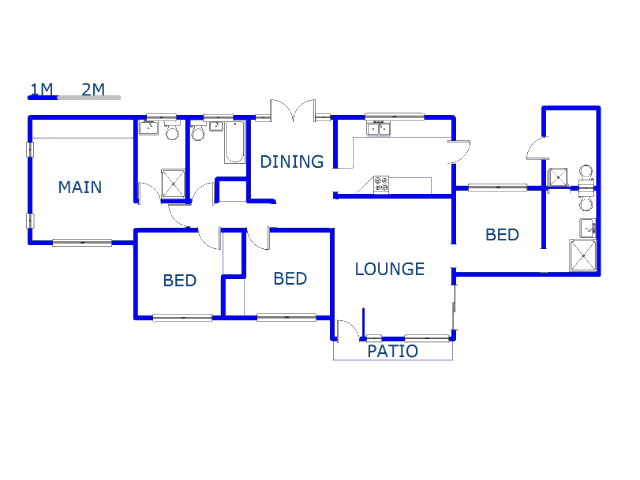 Floor plan of the property in Dawncliffe