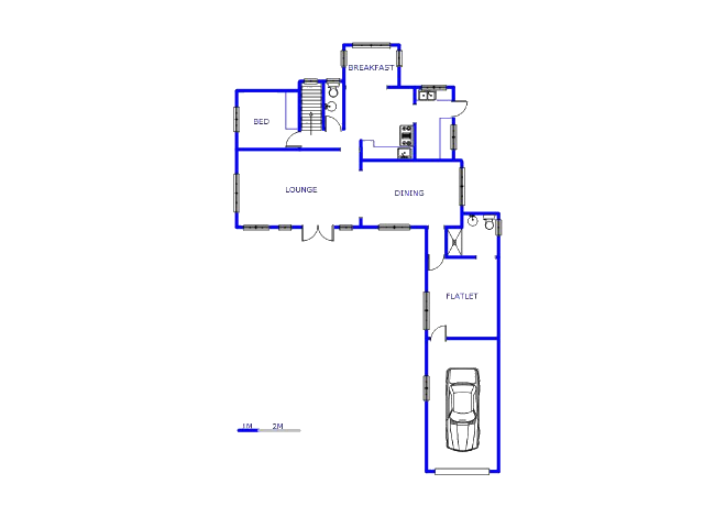 Floor plan of the property in Sharonlea