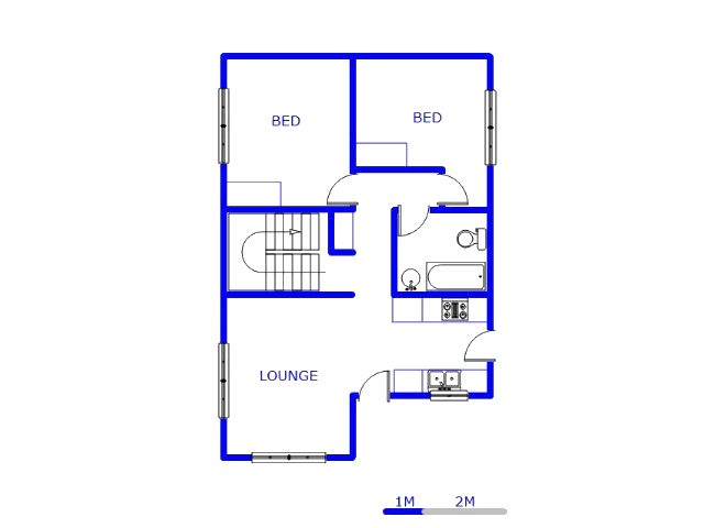 Floor plan of the property in Summerset