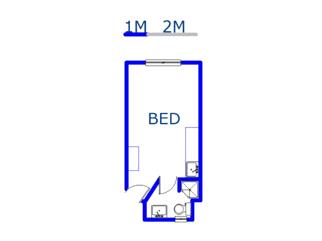 Floor plan of the property in Scottsville PMB