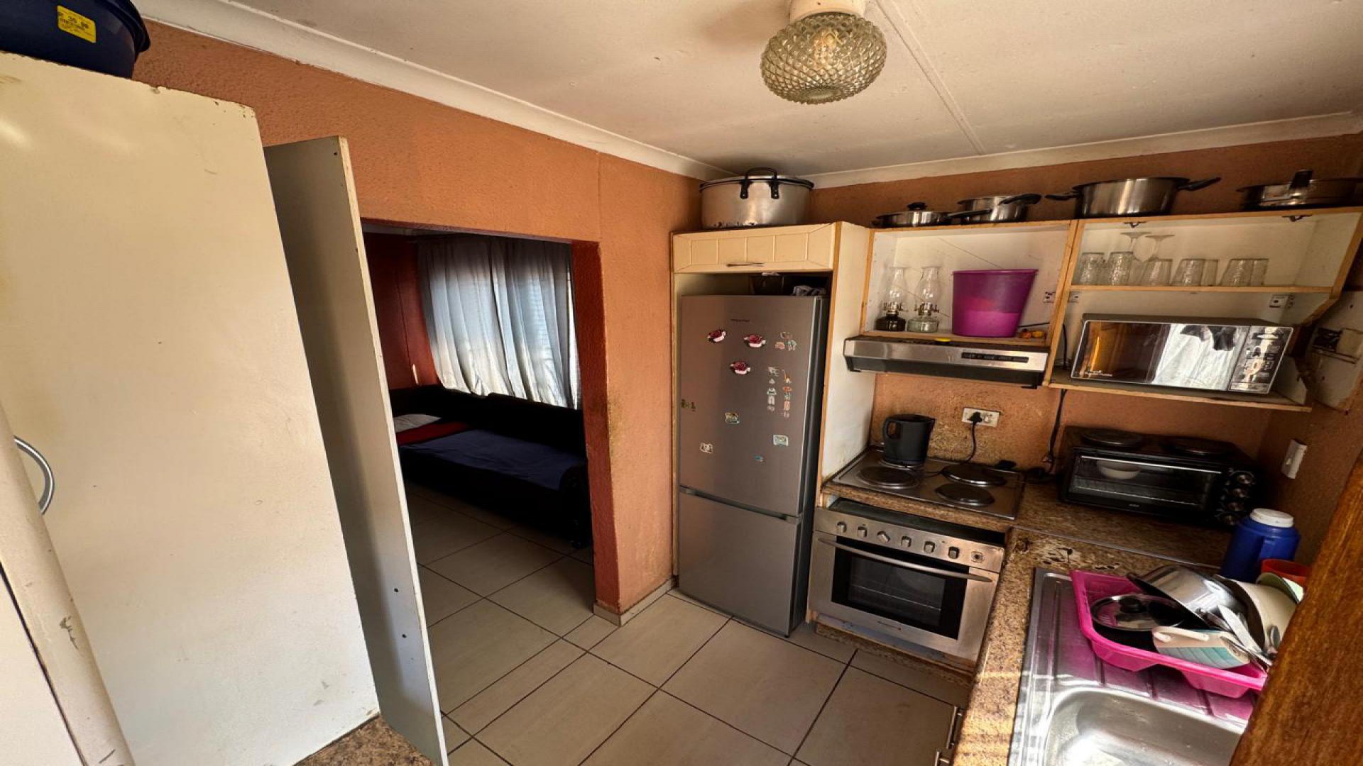Kitchen of property in Soweto