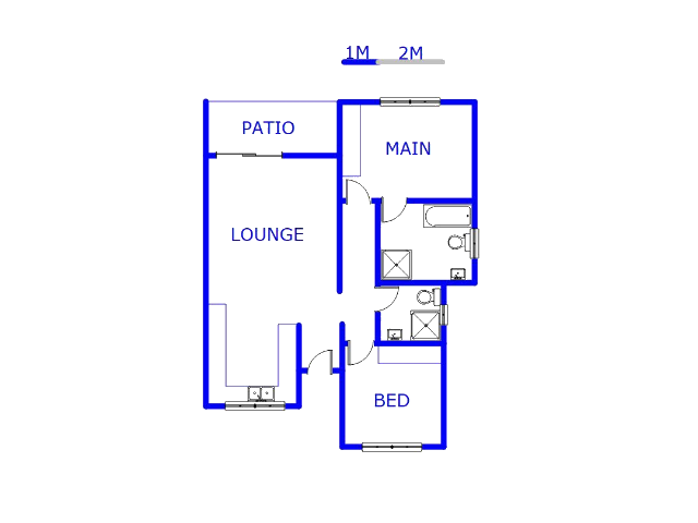 Floor plan of the property in Melodie