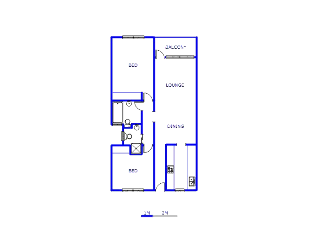 Floor plan of the property in Eastleigh