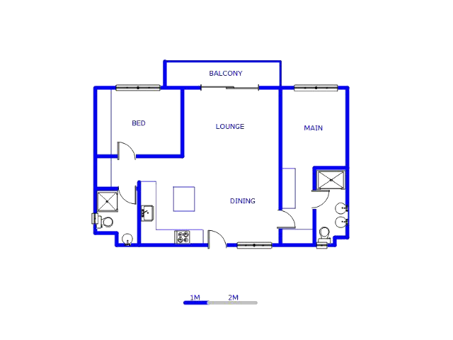 Floor plan of the property in Brooklyn