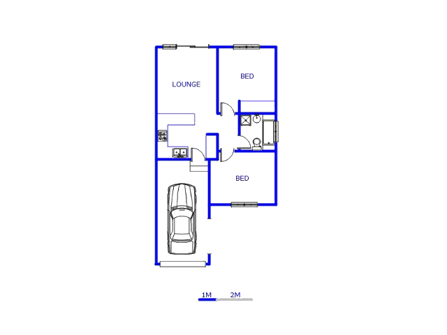 Floor plan of the property in Honey Park