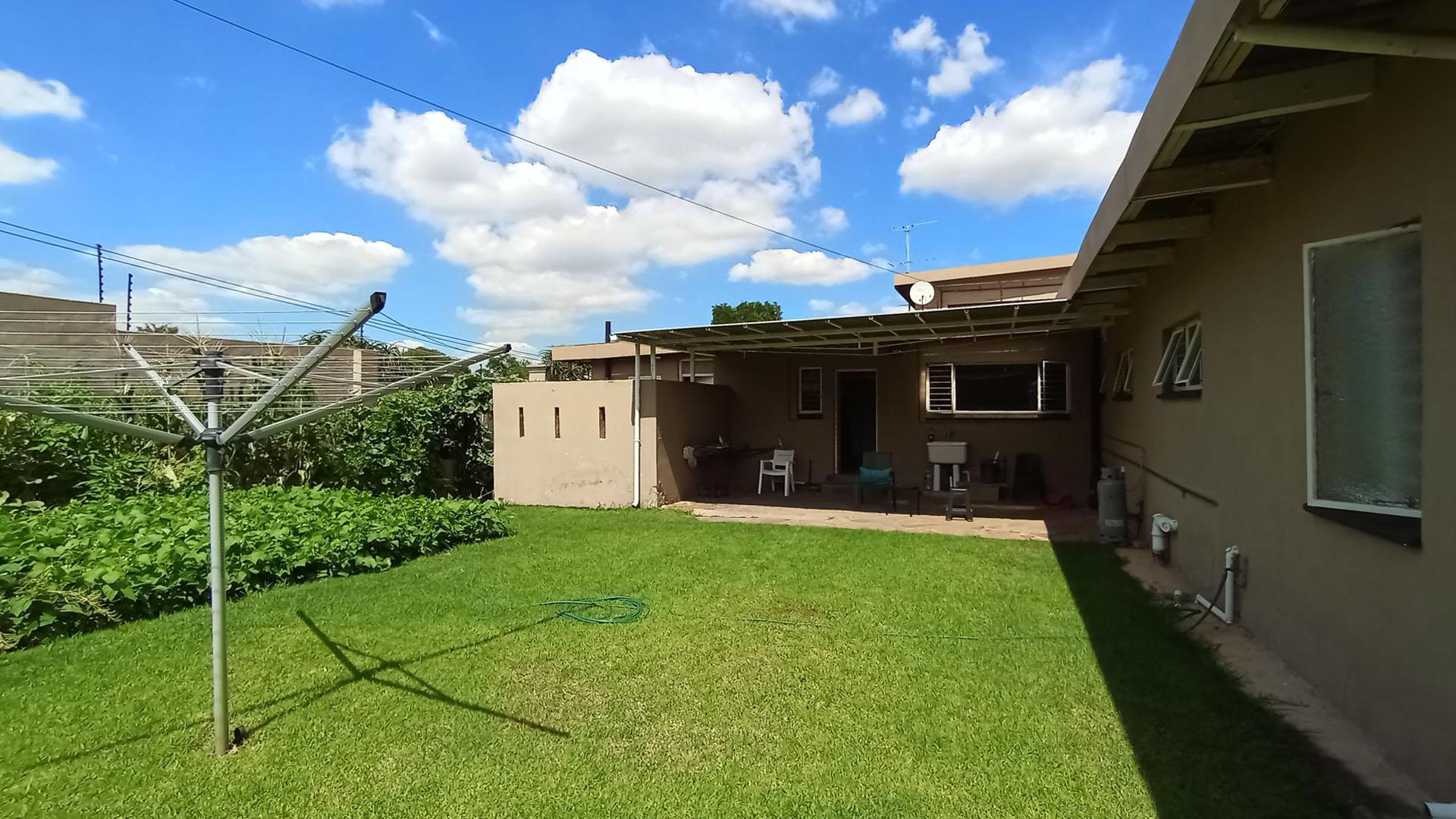 Backyard of property in Waterkloof Ridge
