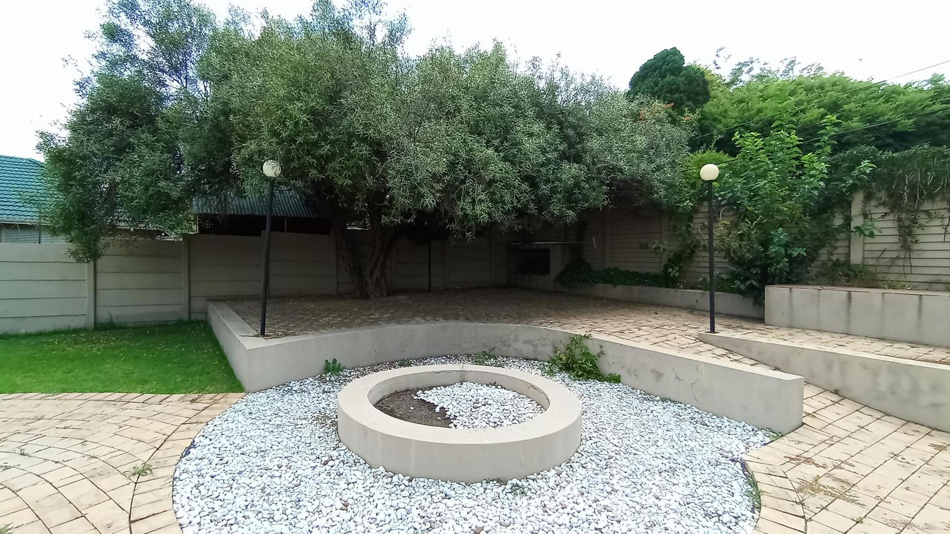 Backyard of property in Waterkloof Ridge