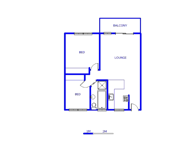 Floor plan of the property in The Reeds