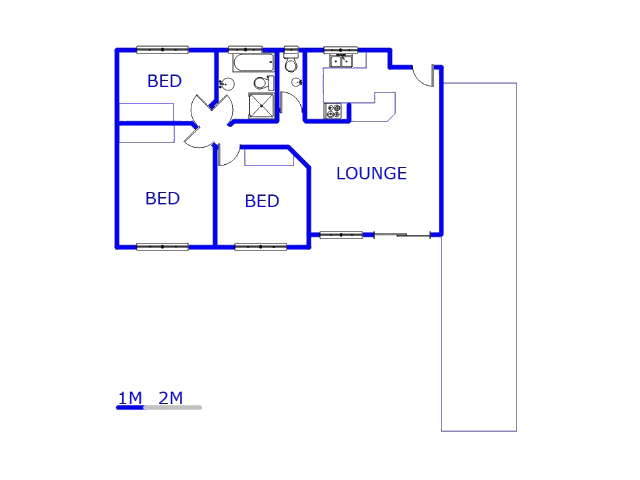 Ground Floor - 128m2 of property for sale in Northwold