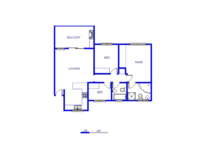 Floor plan of the property in Northwold