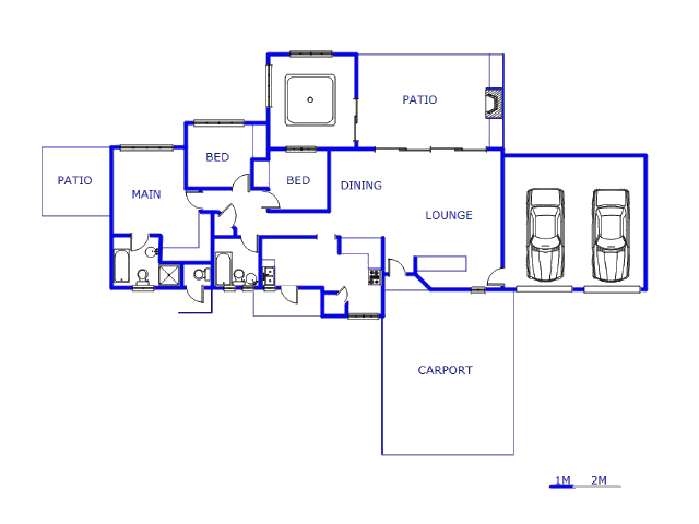 Floor plan of the property in The Reeds