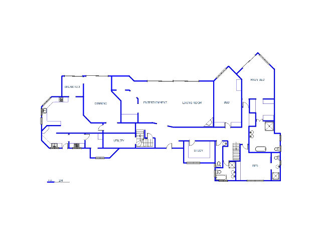 Floor plan of the property in Northcliff