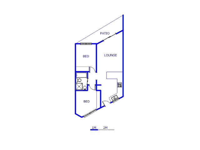 Floor plan of the property in Strand