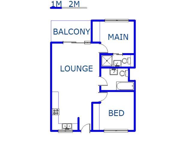 Floor plan of the property in Effingham Heights