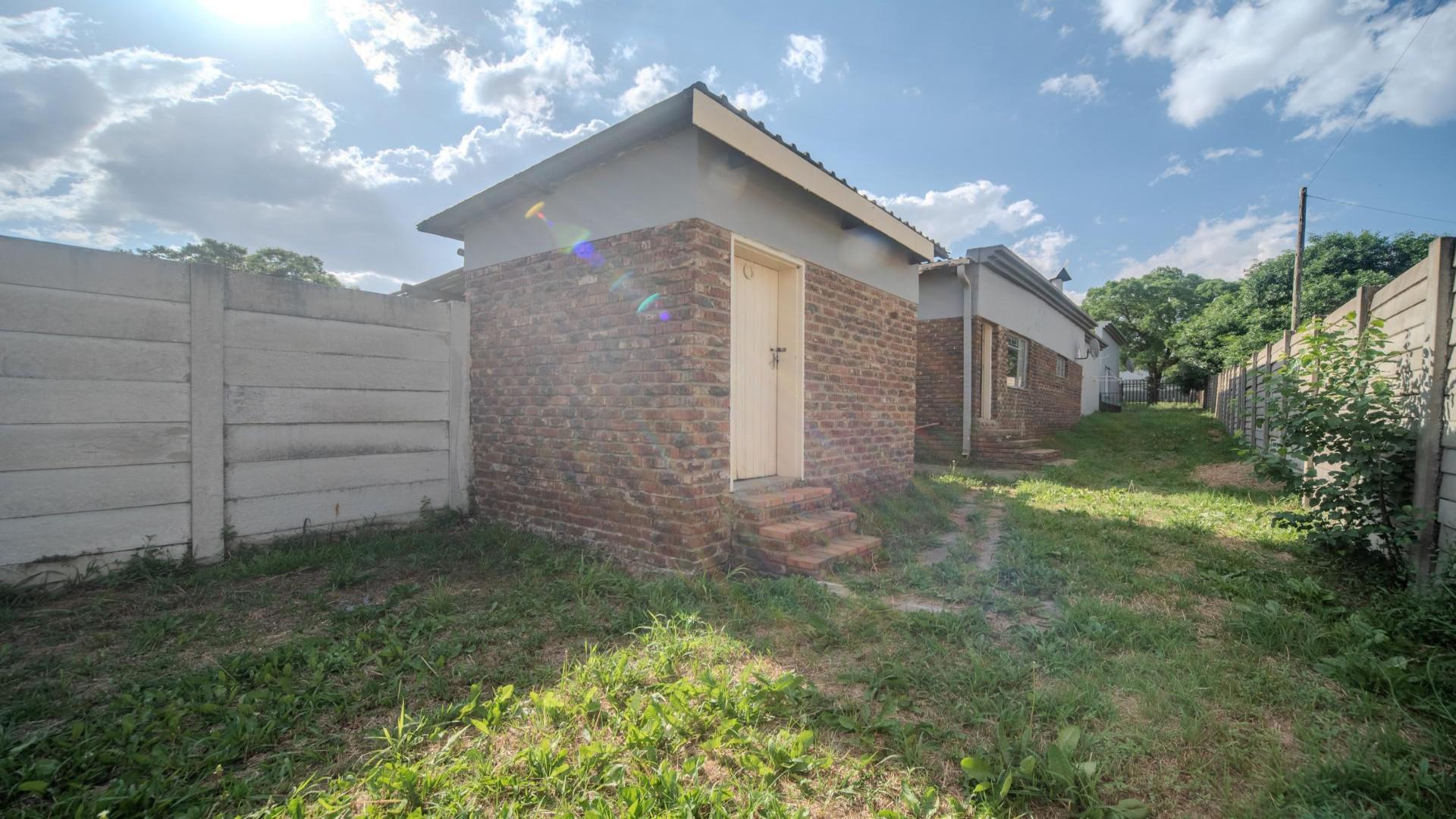 Backyard of property in Standerton