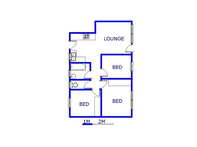 Floor plan of the property in Mayfield