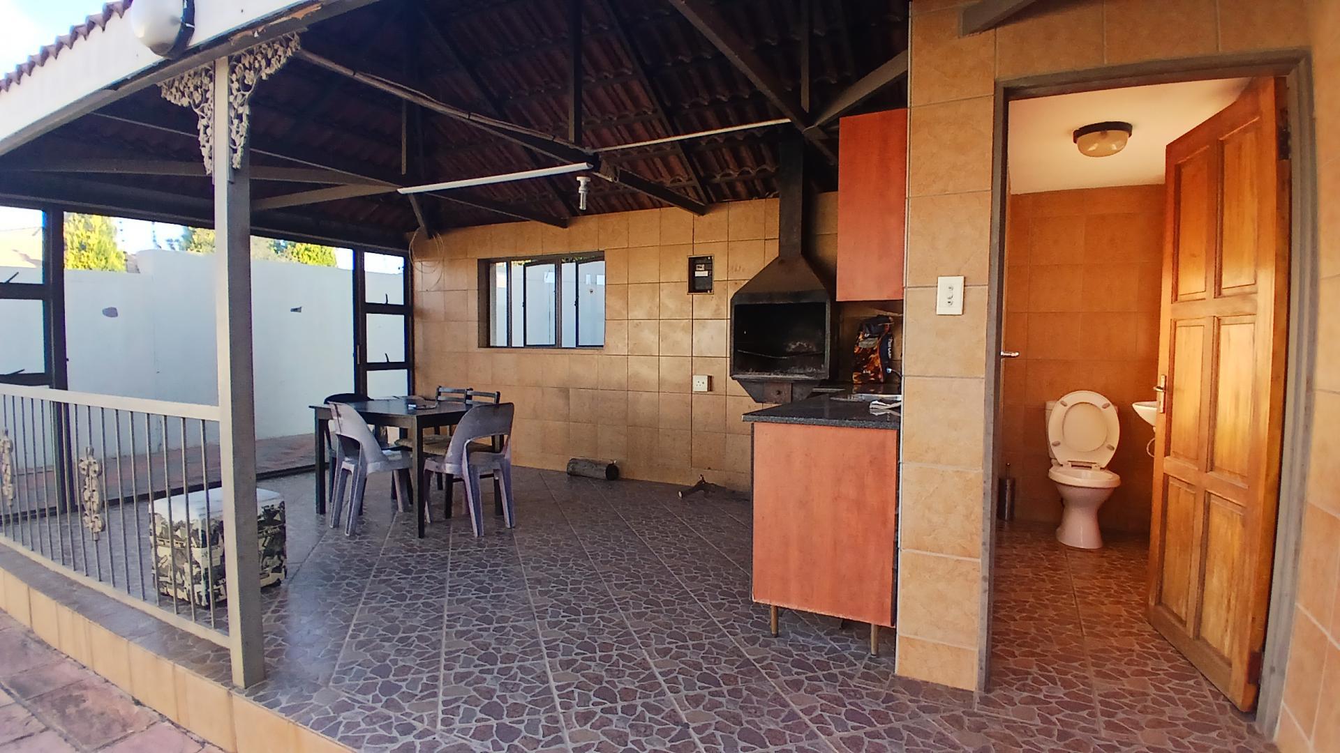 Patio of property in Fochville