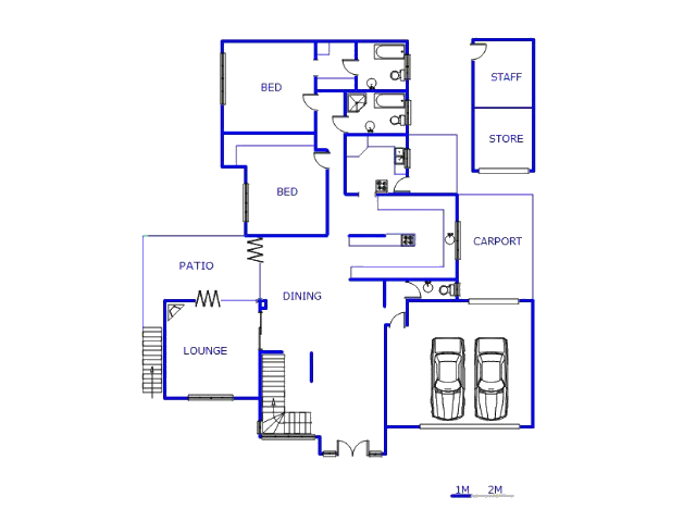 Floor plan of the property in Aerorand - MP