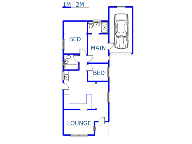 Floor plan of the property in Panorama Gardens