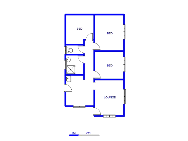 Ground Floor - 62m2 of property for sale in Lenasia South