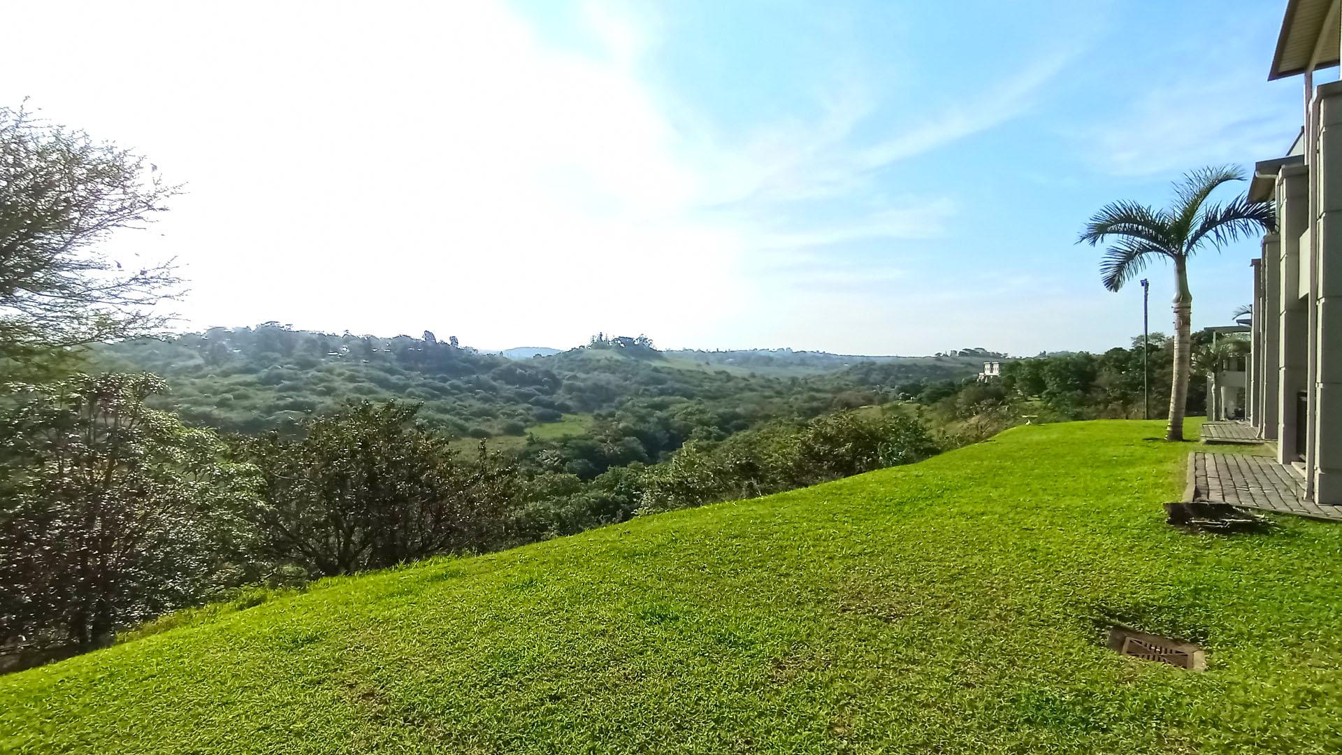 Backyard of property in Ballito