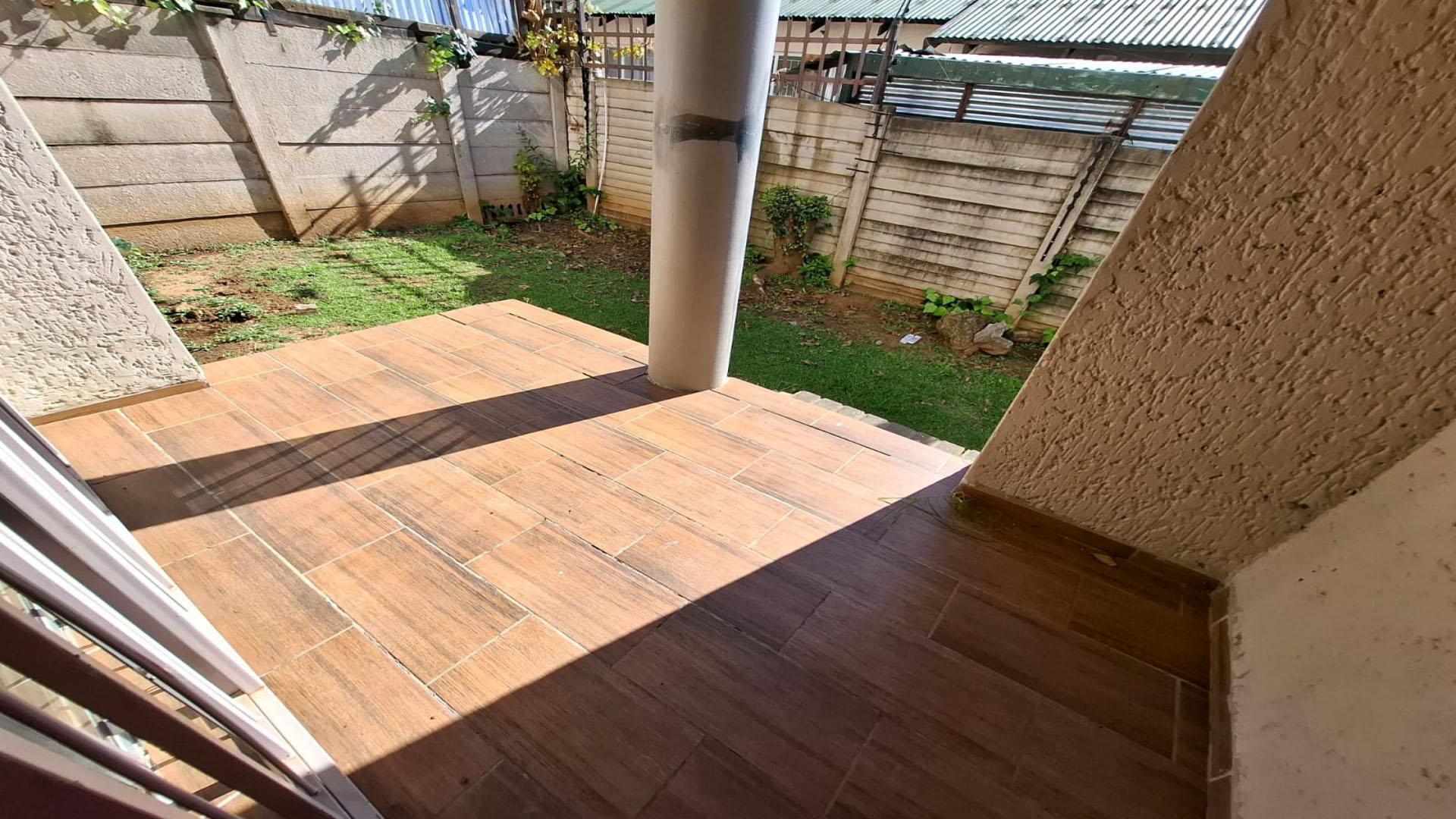 Patio of property in Bloemfontein
