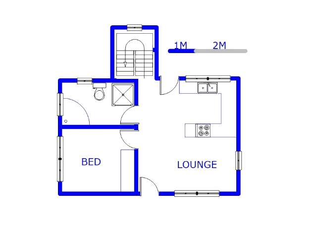 Floor plan of the property in Birch Acres