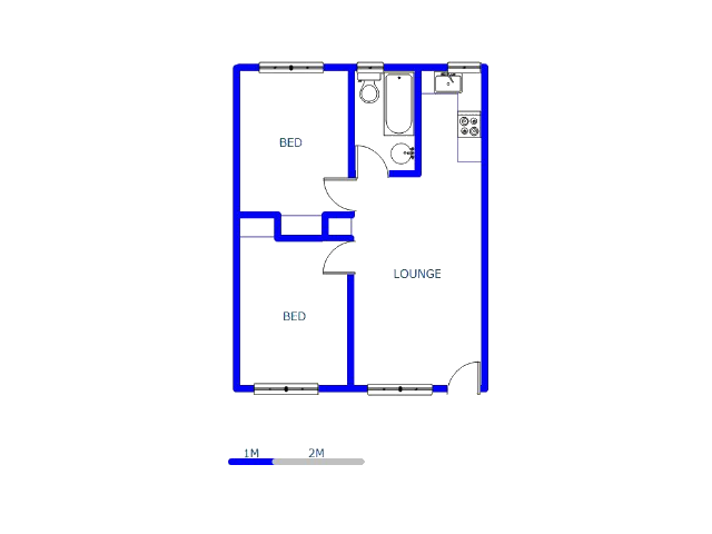 Ground Floor - 45m2 of property for sale in Georginia