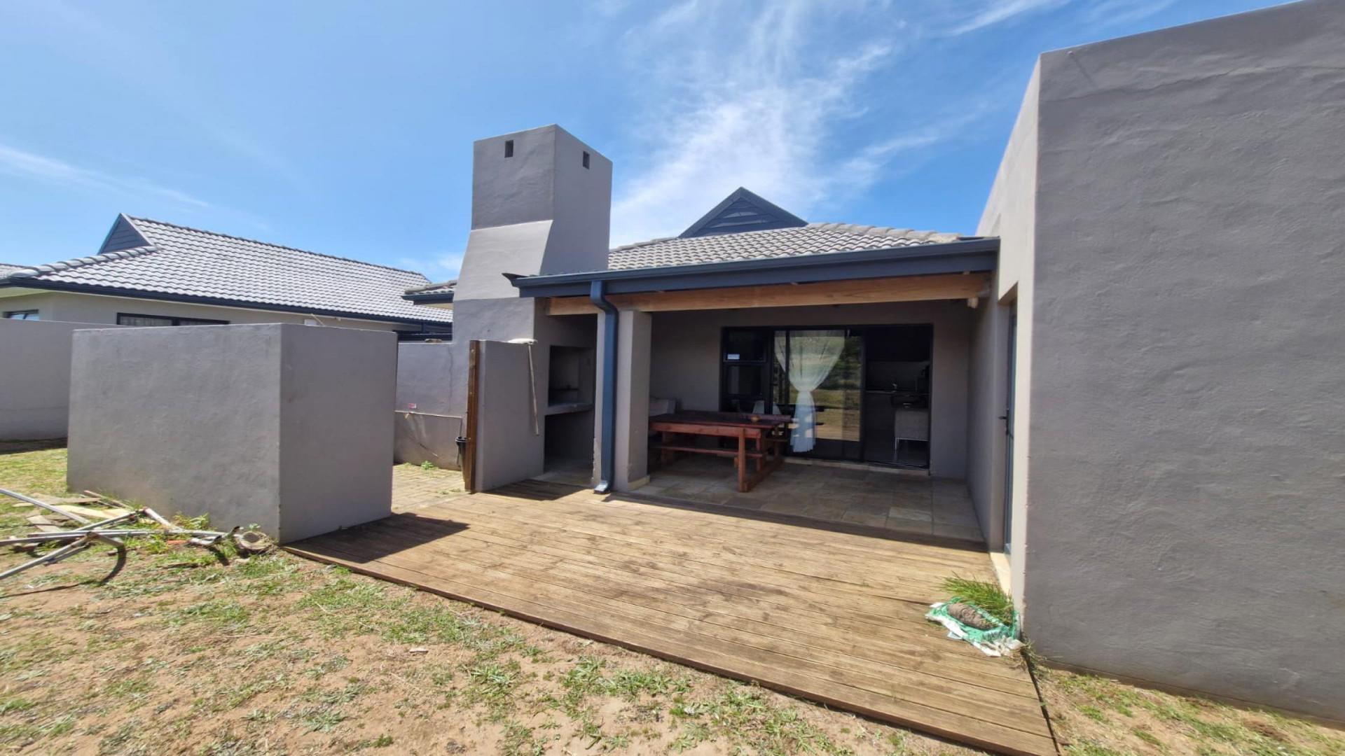 Backyard of property in Kidds Beach