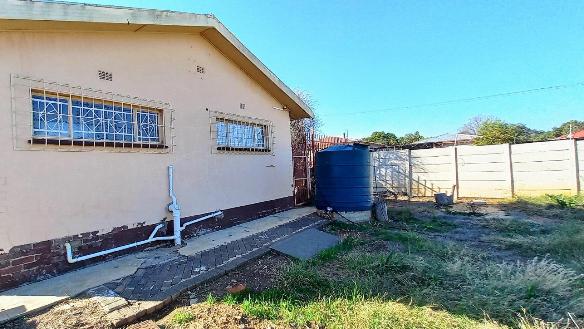 Backyard of property in Brandfort