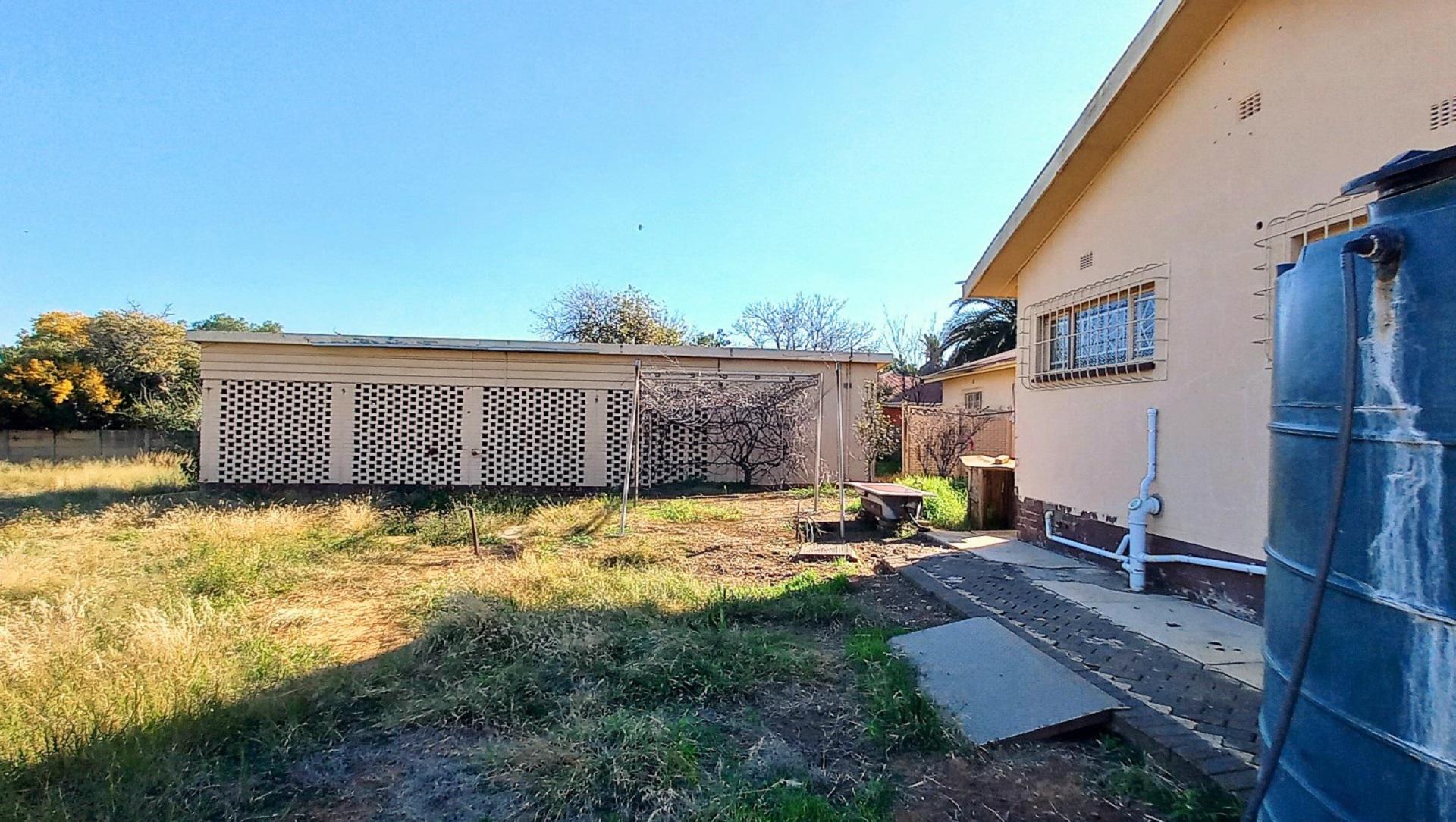 Backyard of property in Brandfort