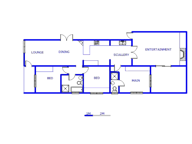 Floor plan of the property in Ottery