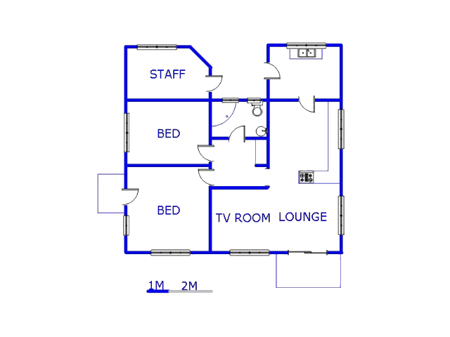 Floor plan of the property in Daleside