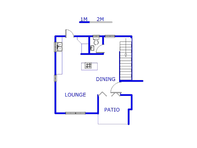 Floor plan of the property in Amberfield