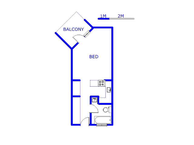 Floor plan of the property in Honeydew Manor