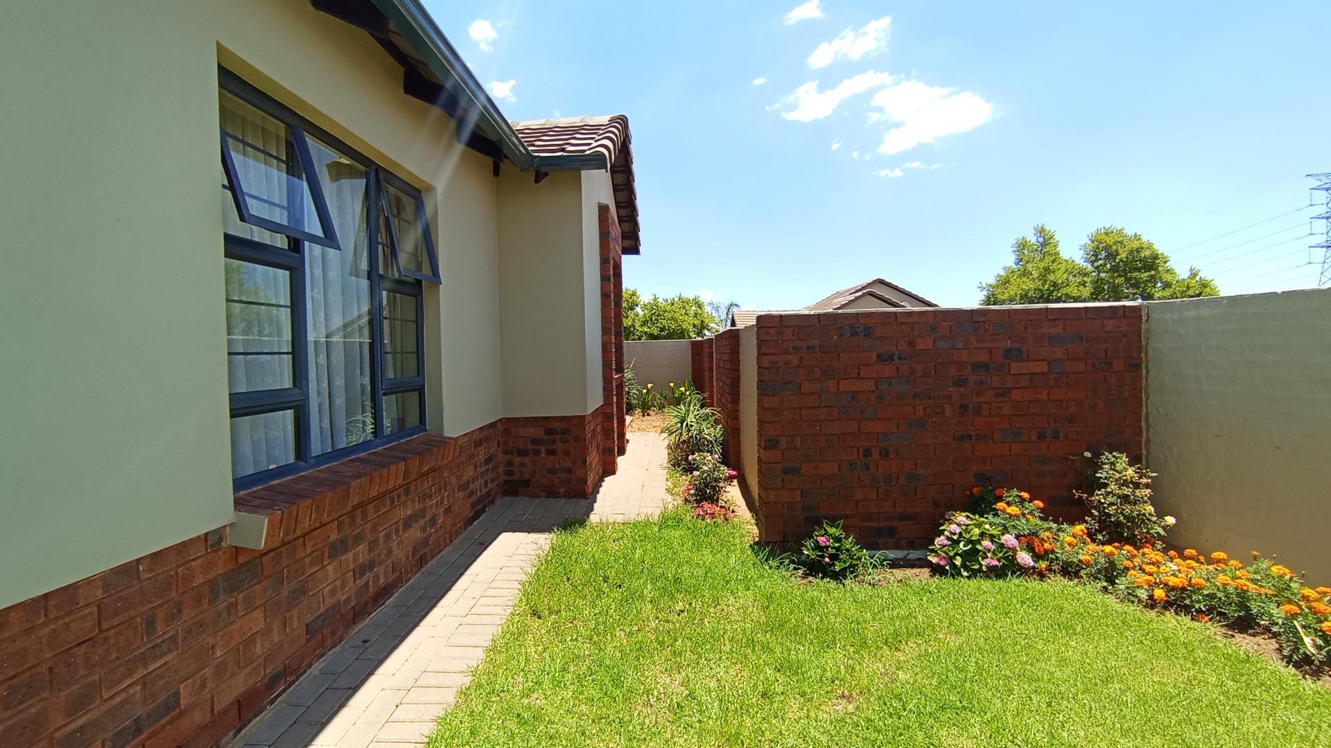 Backyard of property in Amberfield