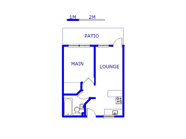 Floor plan of the property in Horison